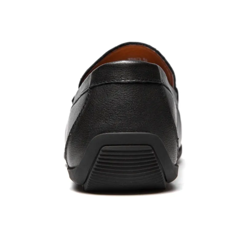 AOKANG Gommino Loafers Men's Black-3
