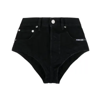 Vetements Denim Shorts Women's Black