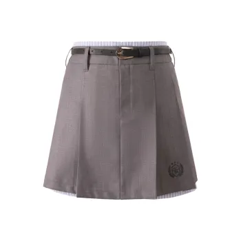UNIFREE Casual Short Skirts Women's Gray