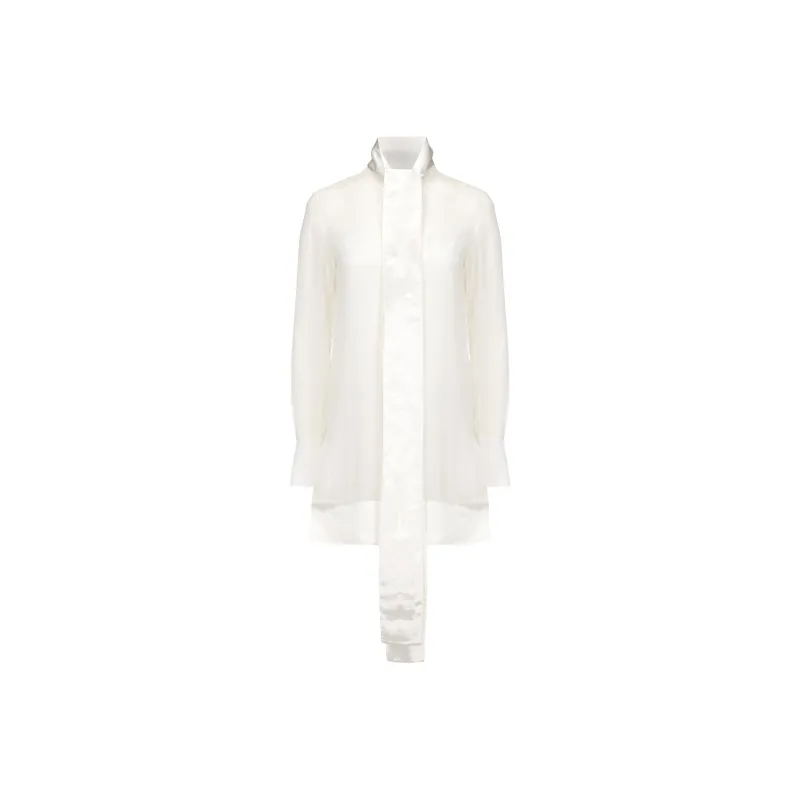 GIVENCHY Long-Sleeved Dresses Women's White-0