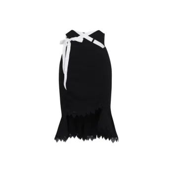 SNBL Casual Long Skirts Women's Black
