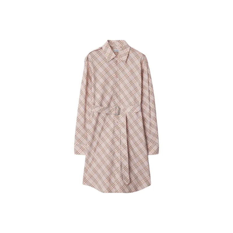 Burberry Checked Shirt Dress-0