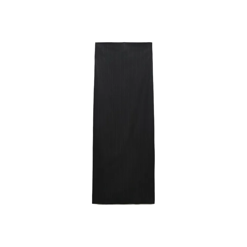 ZARA Casual Long Skirts Women's Black-0