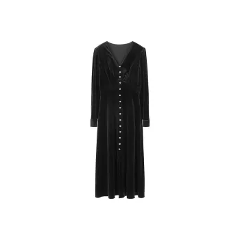 NINE WEST Long-Sleeved Dresses Women's Black