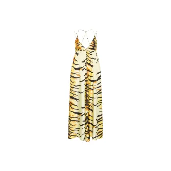 NANUSHKA Zebra print Maxi Dress