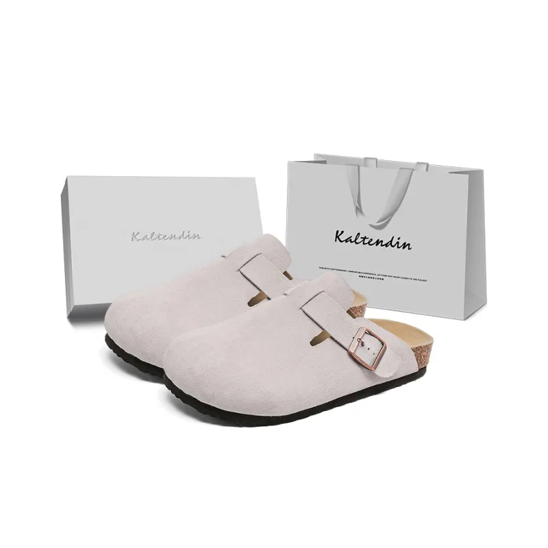 Kaltendin Abrasion Resistant Slip Resistant Closed Toe Slippers Unisex-3