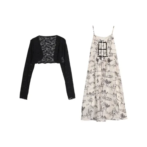 SETIROM Two Piece Skirt Sets Women
s