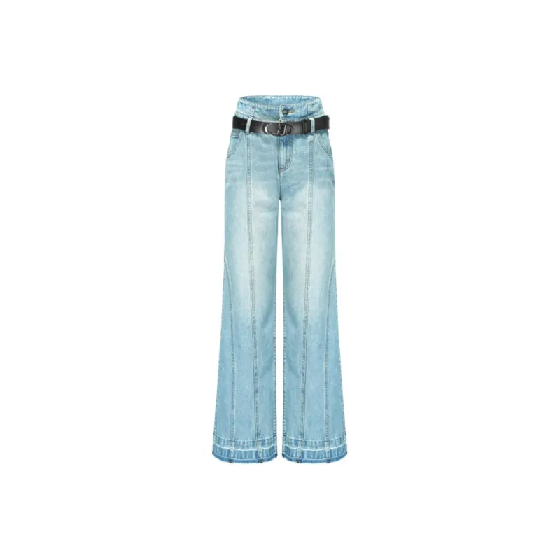 GIMING Jeans Women's Blue-0