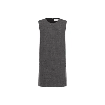 DIOR SS25 Sleeveless Dress Women's Gray