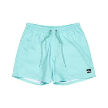 Quiksilver Everyday Solid Volley Beach Shorts Men's Aqua Blue