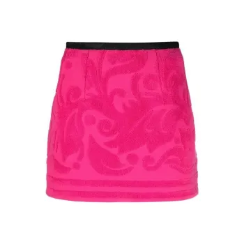 Marine Serre Jacquard Mini Skirt