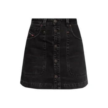 DIESEL Casual Short Skirts Women's Black