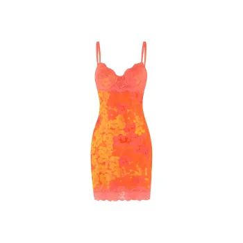 I.AM.GIA CALYPSO MINI DRESS Slip Dresses Women's Orange