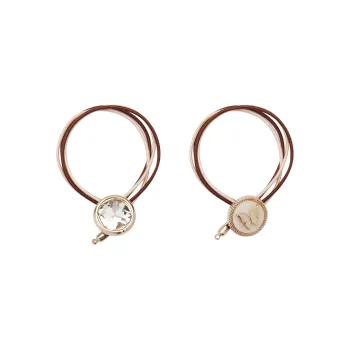 Yiru Acrylic Rubber Band Hair Tie Women's