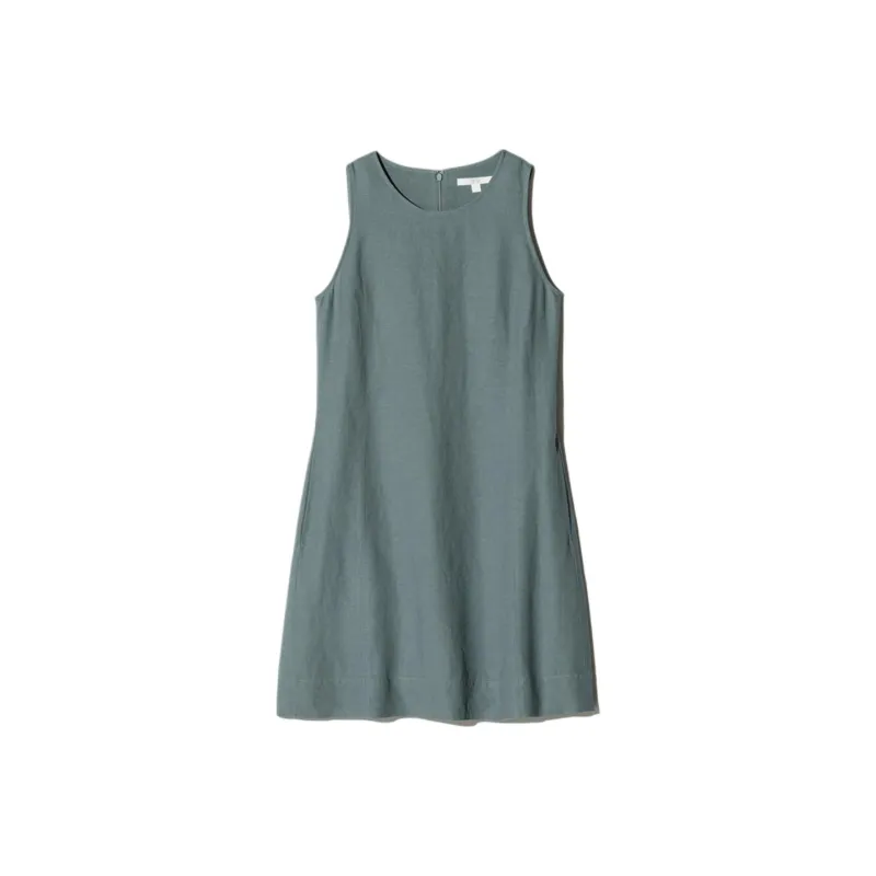 UNIQLO Sleeveless Dress Women's Grass Green-0