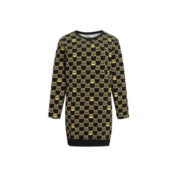 MOSCHINO Long Sleeved Dress Women's Yellow