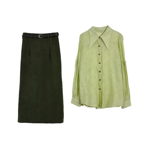 Icicofficial Two Piece Skirt Sets Women's