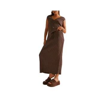 FREE PEOPLE Veda Sweater Set Skirt Set Women's Shopping Bag/Shopping Bag Color