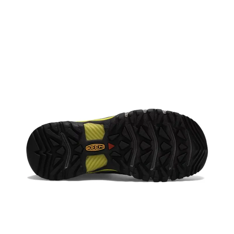 KEEN Ridge Fle Abrasion Resistant Cushioning Short Outdoor Boots Unisex Black-4
