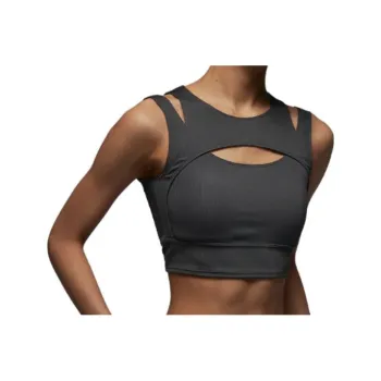 Nike Sleeveless Sports Shirts Women's Dark Shadow Black