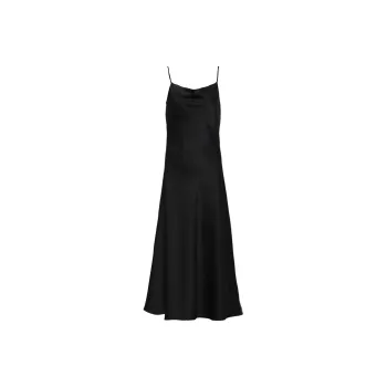 DPLAY Slip Dress Women's Classic Black