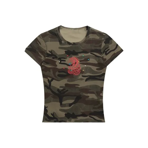 SISC T Shirts Women's Camouflage