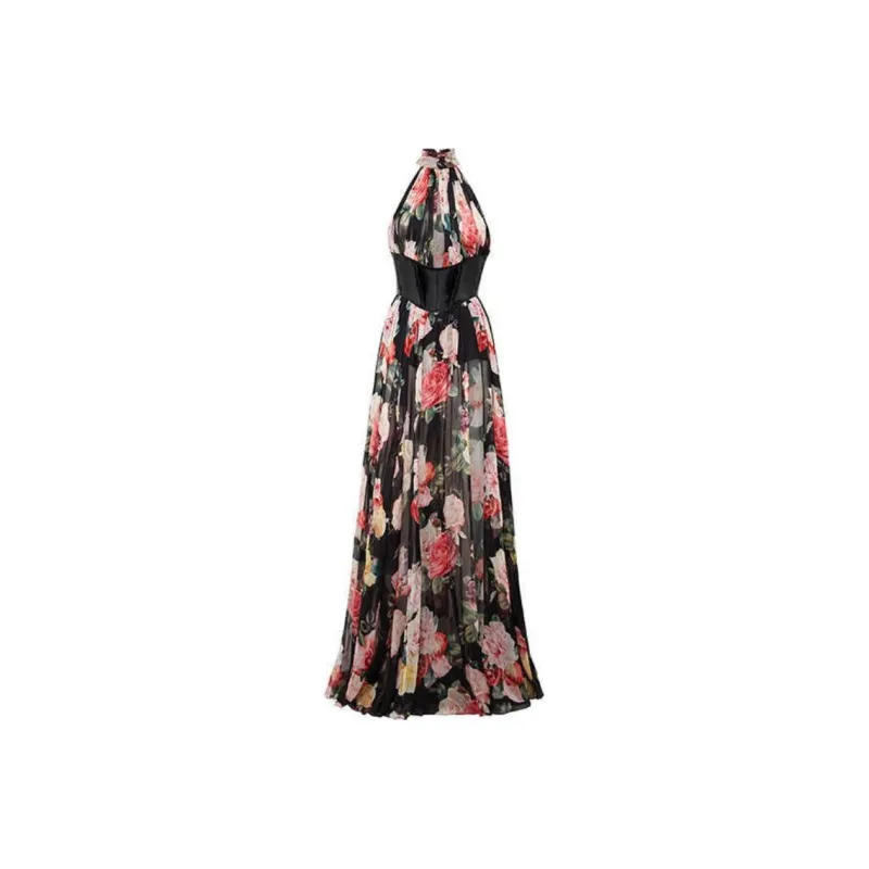 PHILIPP PLEIN Vittoria Floral Print Gown-0