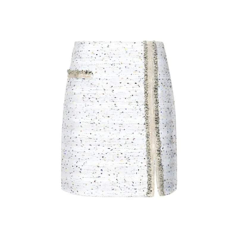 RARE Casual Short Skirts Women's White-0