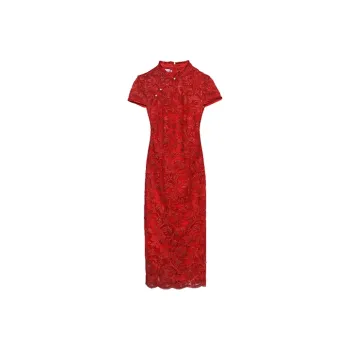 JINYE ORIENTAL Cheongsams Women's Red
