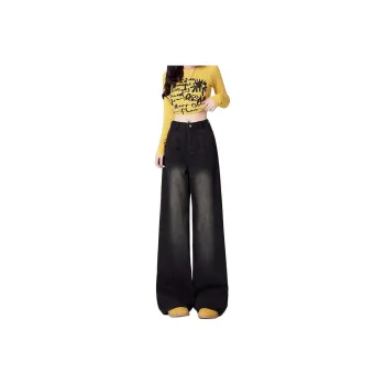 HELEH Jeans Women's Black Gray Color
