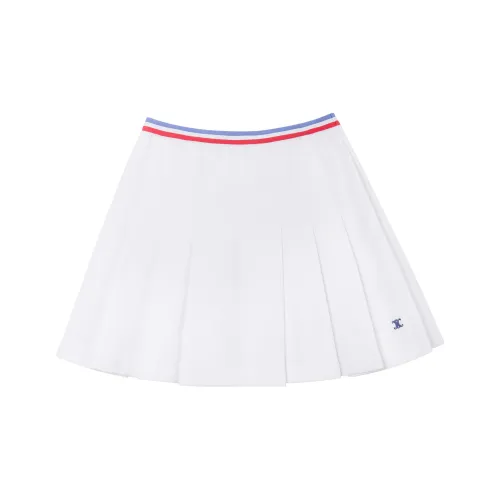 CELINE SS23 Casual Short Skirts Women's White
