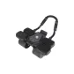 [Four-Arm Abdominal Roller-Black]Smart Quiet Rebound, Wide Slip-Resistant Wheel