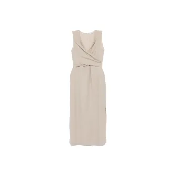 Brunello Cucinelli Wrap effect Midi Dress