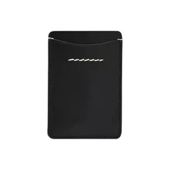 FOSSIL Leather Card Holder Card Holder Unisex Black