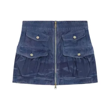 DIESEL Cargo Short Skirts Women's Royal Blue