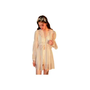 DEAR DEER PUFF Casual Suit Women's Ecru