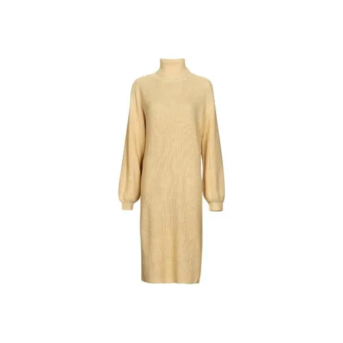 ROXY Long Sleeved Dress Women's Beige