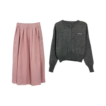 Icicofficial Two Piece Skirt Sets Women's