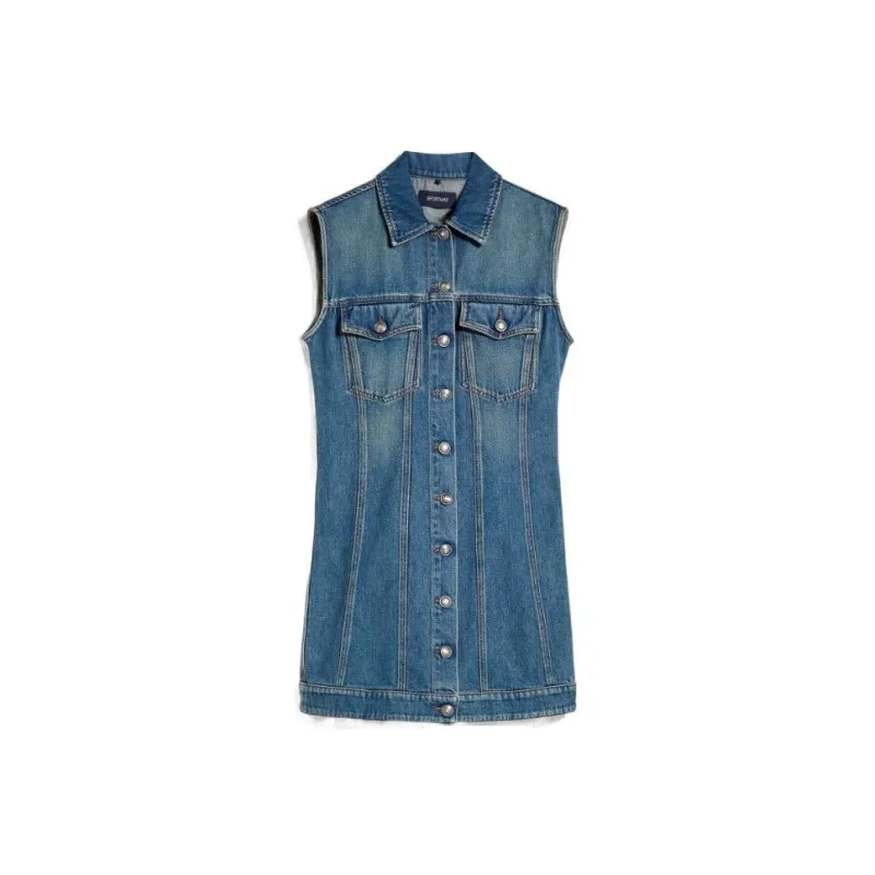 SportMax Denim Short Skirts Women's Blue-0