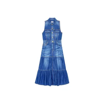 GANNI Sleeveless Denim Dress