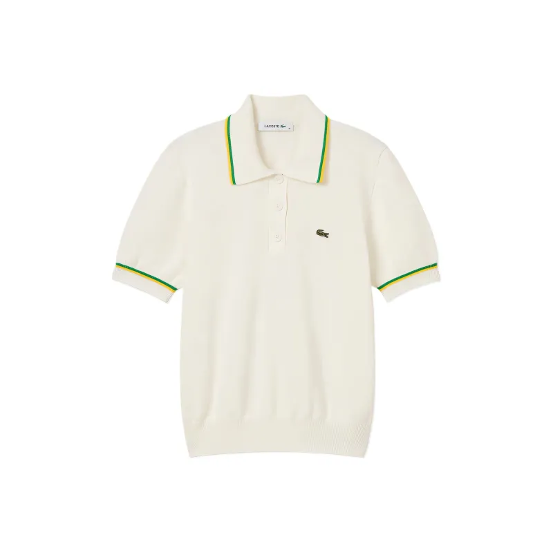 LACOSTE SS25 Polo Shirt Women's Beige-0