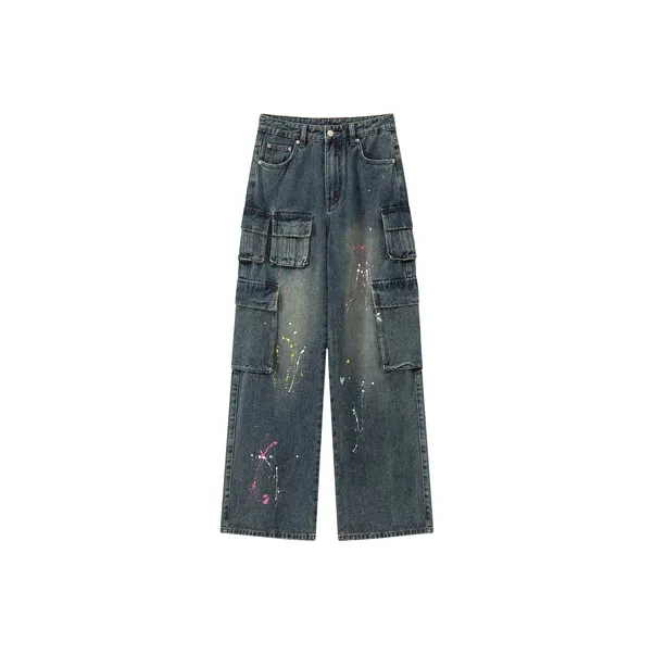 CHUU Jeans Women's Dark Denim Blue-0