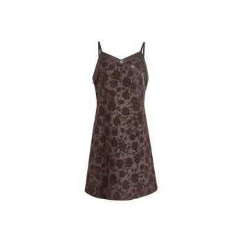 KUOSE Slip Dress Women's Dark Brown