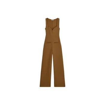 ZARA Jumpsuit Women's Yellow Brown