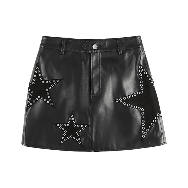 BOY BY BOY Casual Short Skirts Women's Black-0
