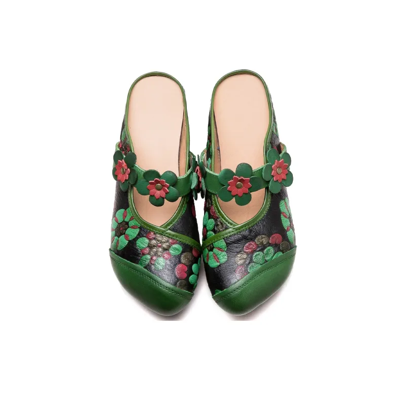 Jay Rubber Sole Closed Toe Slippers Women's-2