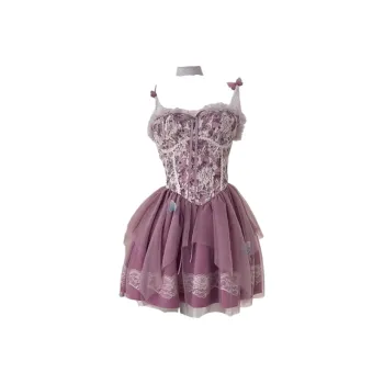 ARIADNAW STUDIO Slip Dress Women's Purple