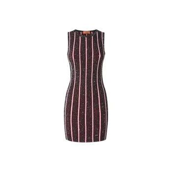 MISSONI Sequin Embellished Sleeveless Mini Dress