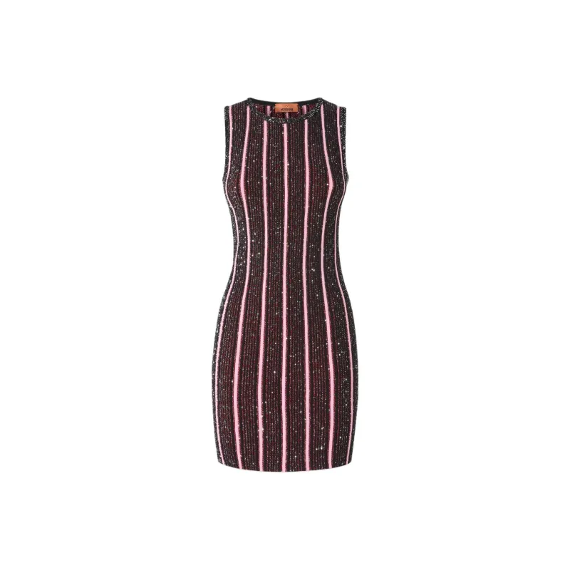 MISSONI Sequin Embellished Sleeveless Mini Dress-0