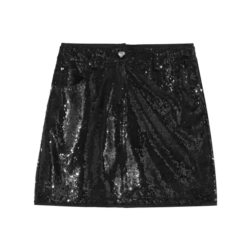 PP Skirt Long Cotton Women's Black